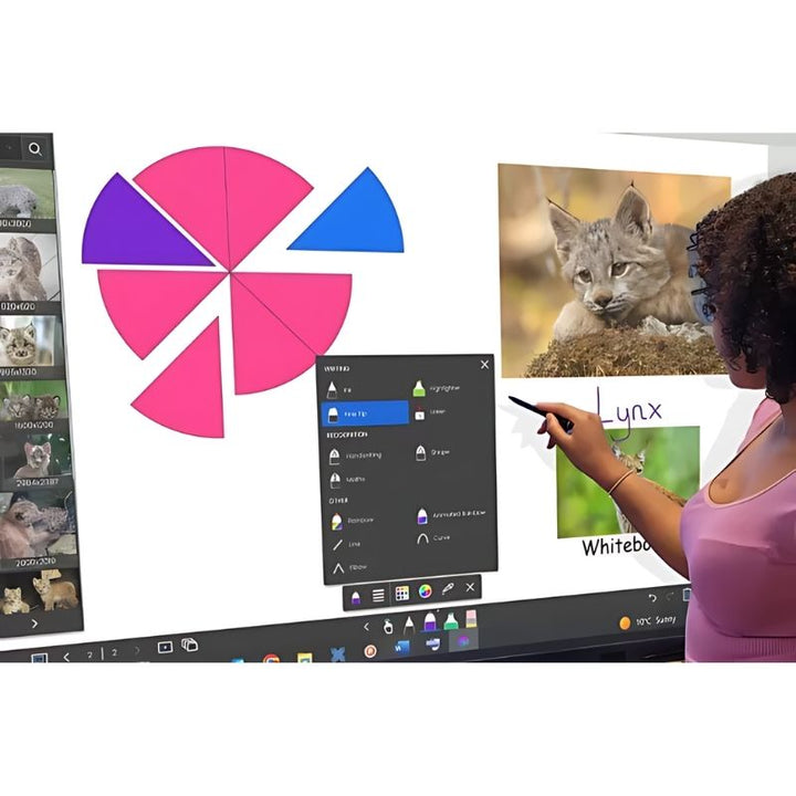 Boxlight MIMIOPro G Interactive Display 4K - Teacher Active Presentation
