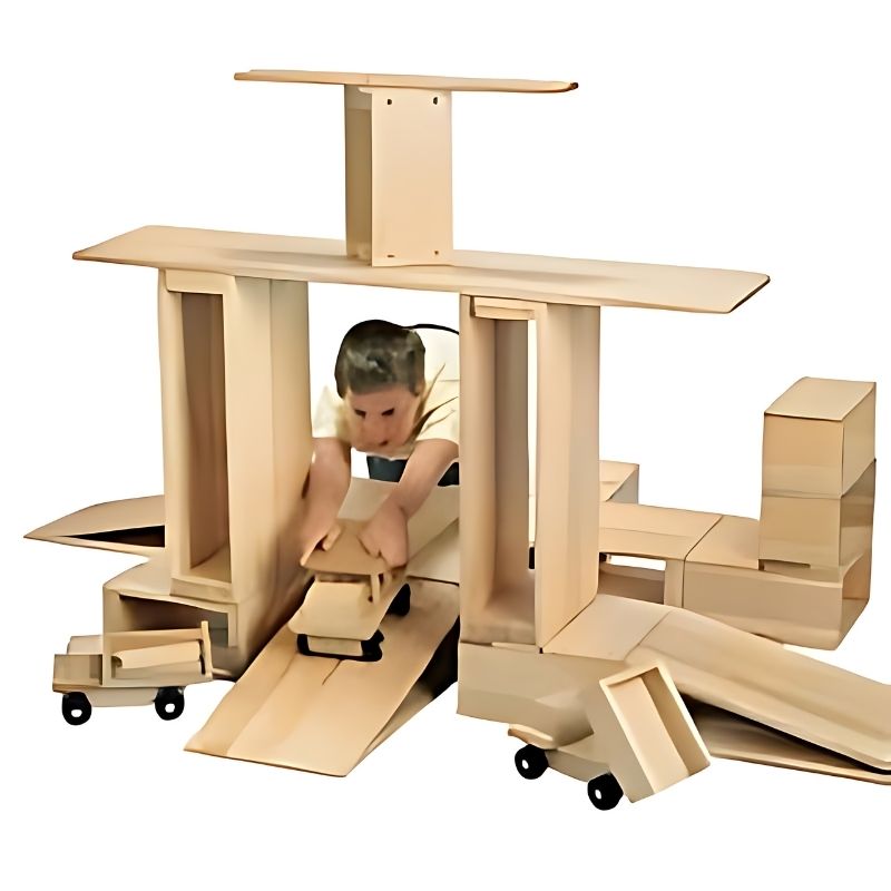 Constructive Playthings Hollow Blocks Half Set - Child Active Play
