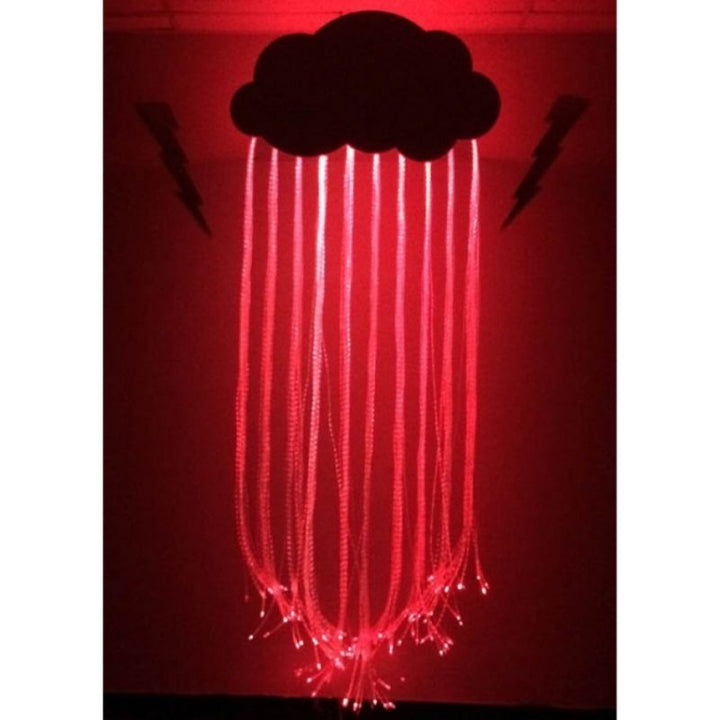 Experia IRiS Fiber Optic Raincloud - Front View Red Light