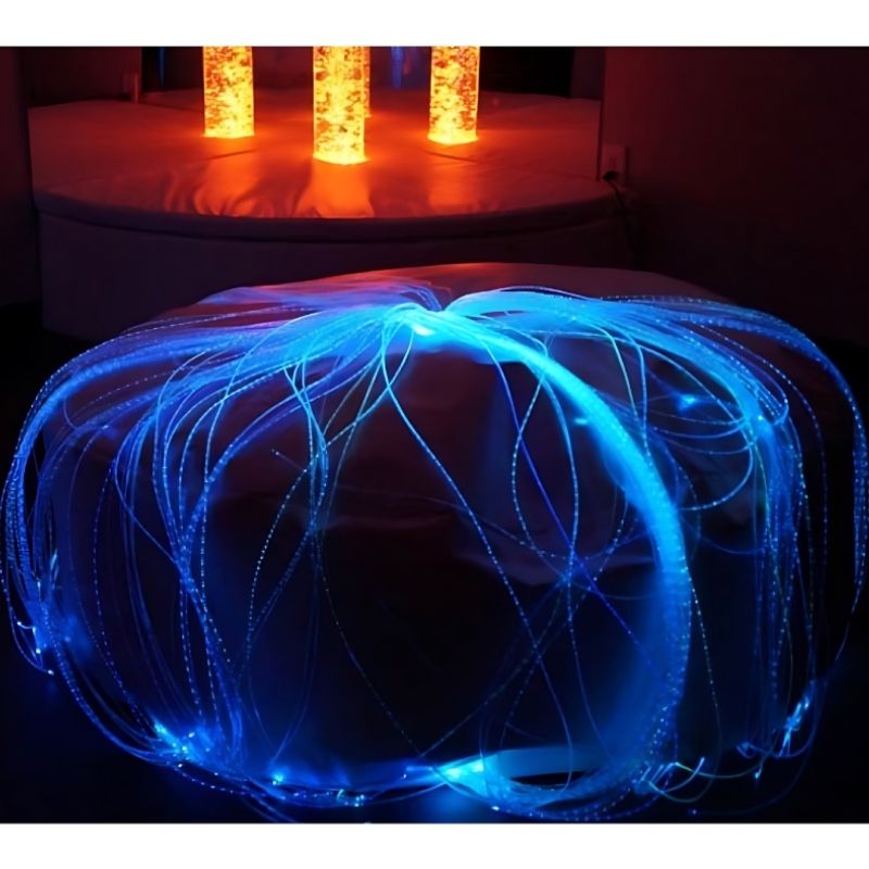 Experia IRiS LED Fiber Optic Softie - Landscape View Blue Fiber Optic Light
