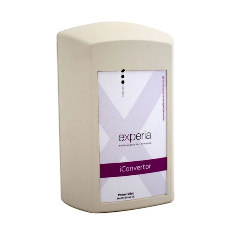 Experia IRiS+ LED Fibre Optic Bundle w/ iConverter - Front View Power Inlet
