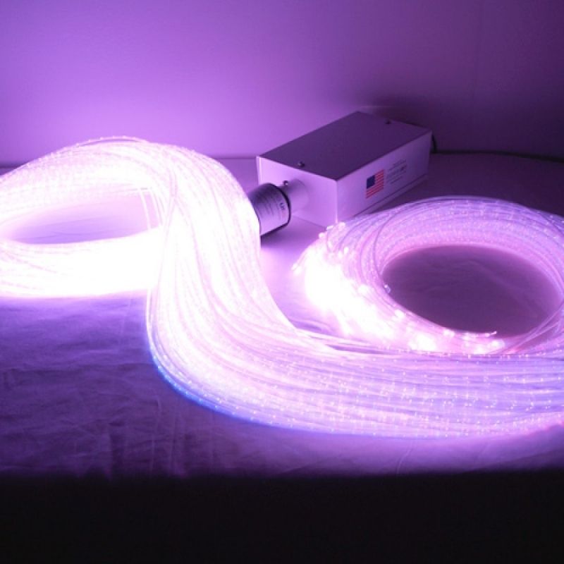 Experia Superactive LED Fibre Optic Bundle - Landscape View Purple Fiber Optic Light 
