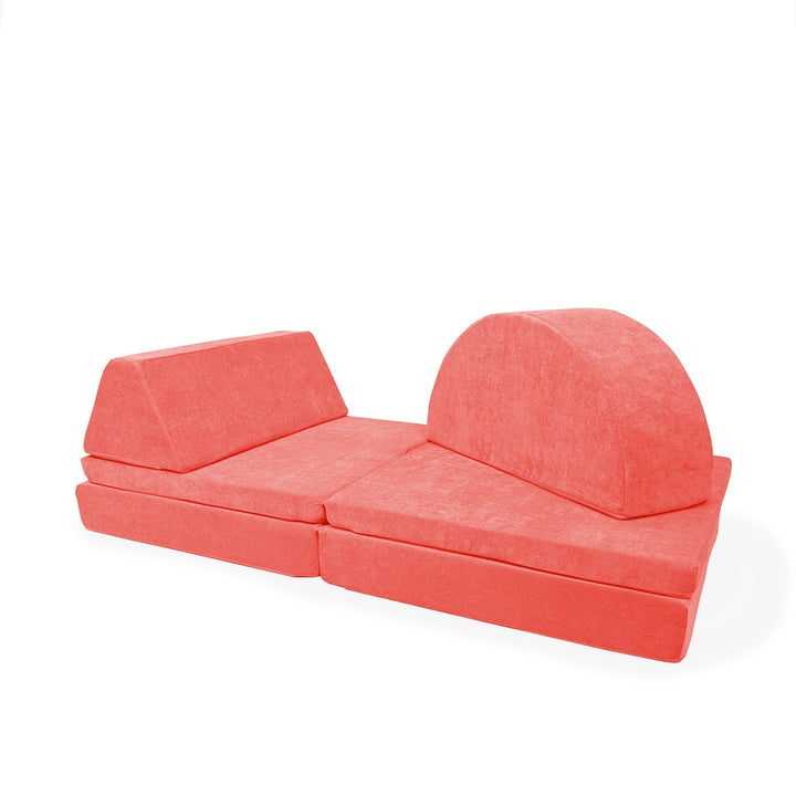 Go Coconut - The Discovery Bundle - Play Couch - coral front view