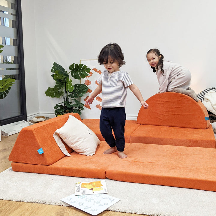 Go Coconut - The Discovery Bundle - Play Couch - orange floor is lava