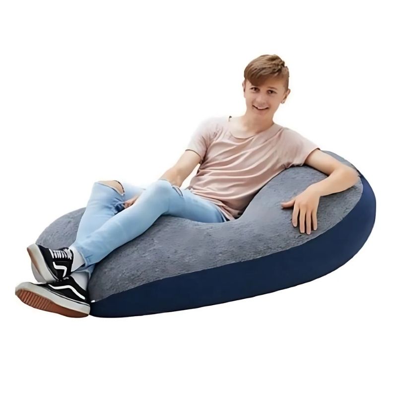 HABA Pro Cuddler Lounging Bean Bag - Clean Front View Adult Sitting
