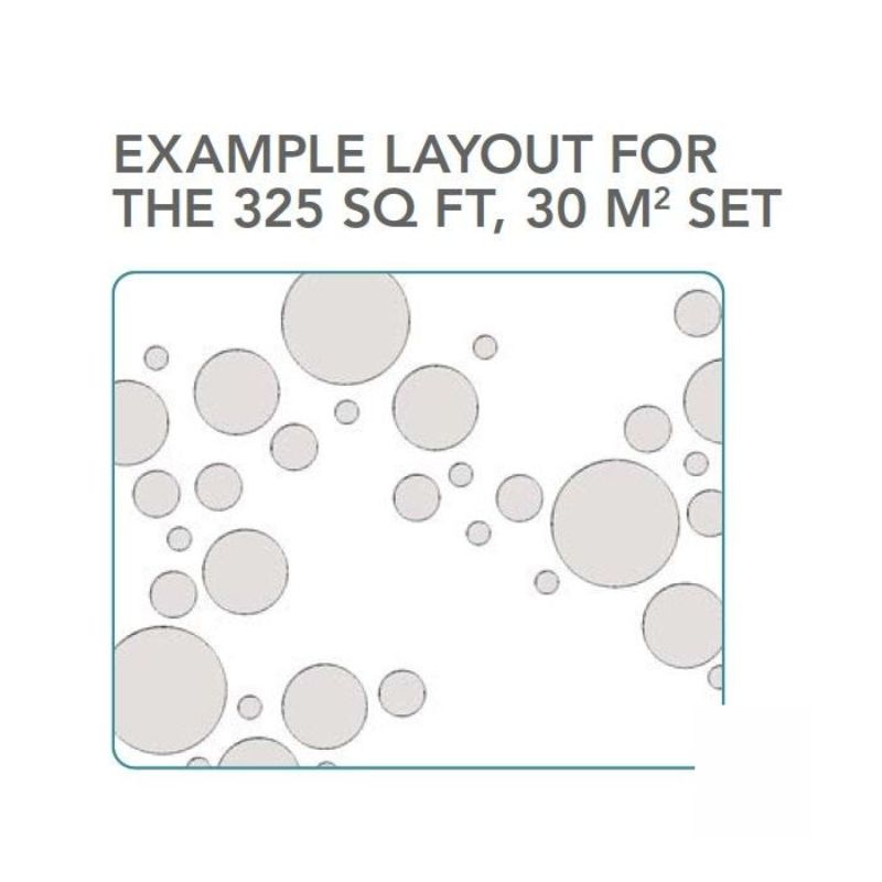 HABA Pro Grow.upp Abacustica Acoustic Panel Sets - Example Layout View