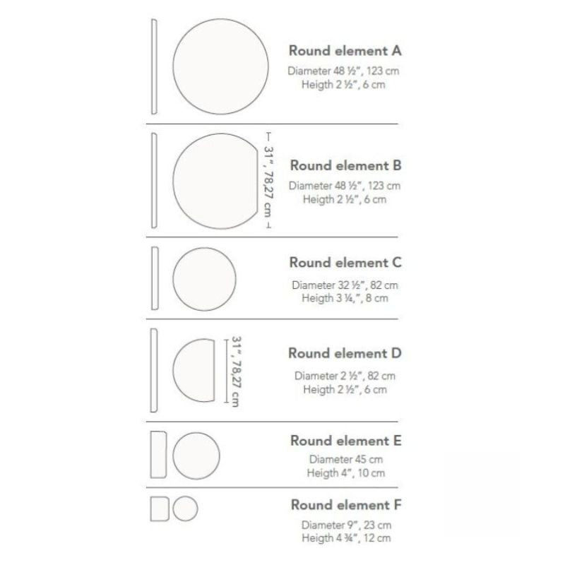 HABA Pro Grow.upp Abacustica Acoustic Panel Sets - Detailed Size Information