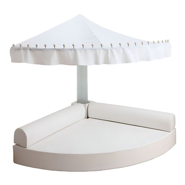 HABA Pro Sensory Corner Quadrant Mat with Backrests - Crystal Grey - Clean Landscape View Second