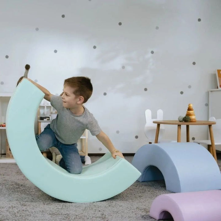 IGLU Montessori Soft Play Set - Rainbow Child Play Self Row
