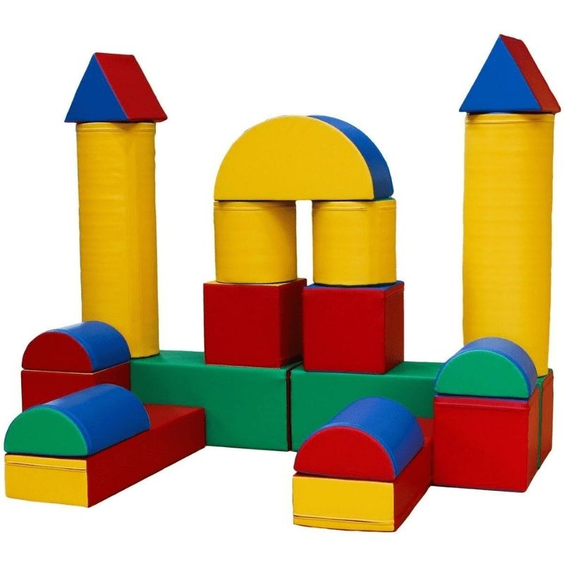 IGLU Soft Play - Fortress Set - Multicolored Front View Castle