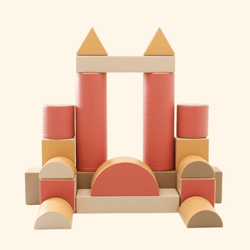 IGLU Soft Play - Fortress Set - Pastel Pink Clean View Castle