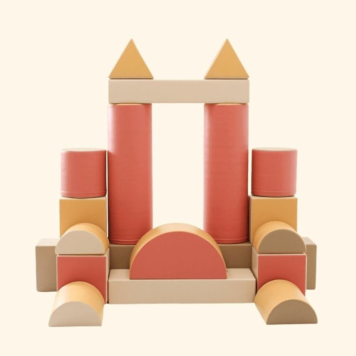 IGLU Soft Play - Fortress Set - Pastel Pink Clean View Castle