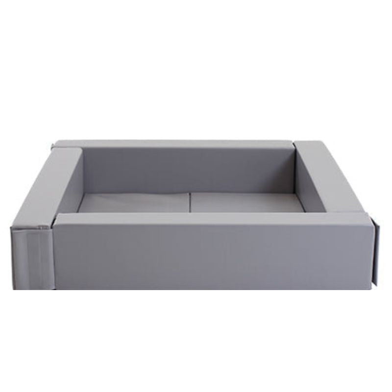IGLU Soft Play Square Ball Pit - Ball Play Heaven Grey Ball Pit Clean View
