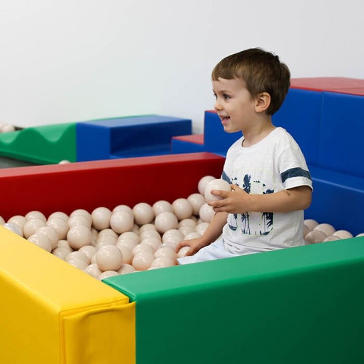 IGLU Soft Play Square Ball Pit - Ball Play Heaven Mulit Color Pit Child Active Play
