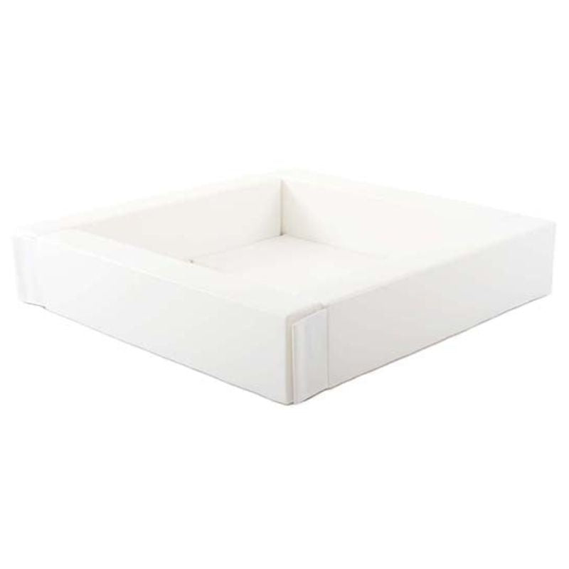 IGLU Soft Play Square Ball Pit - Ball Play Heaven White Ball Pit Clean View
