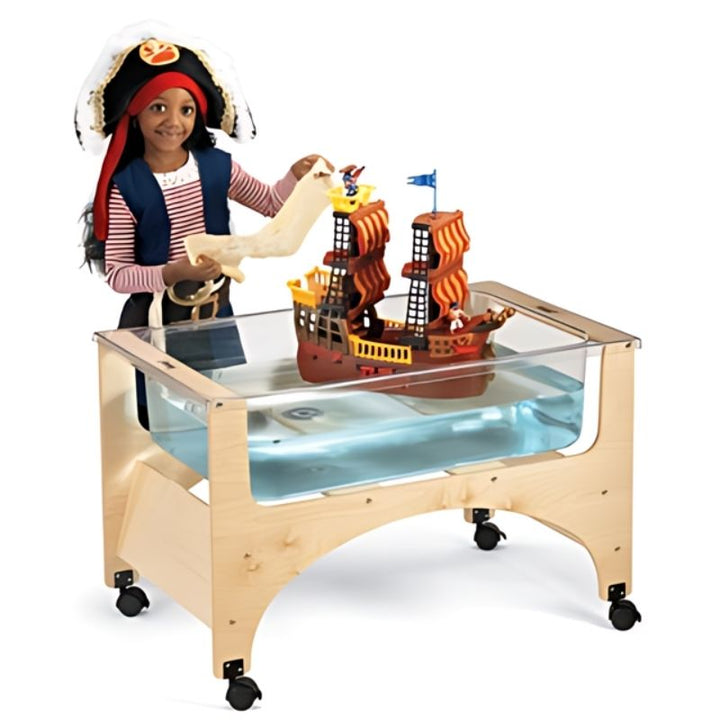 Jonti-Craft See Thru Sensory Table, 24-1/2" High - Child Active Play Pirate
