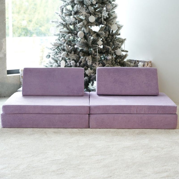 Kiddie Couch - Orchid Purple Front View
