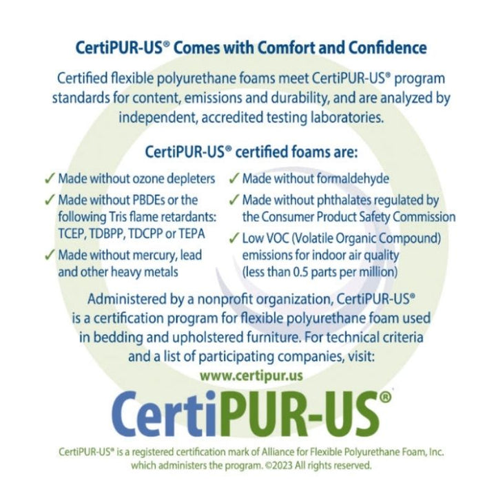 Kiddie Couch - CertiPUR US Certification
