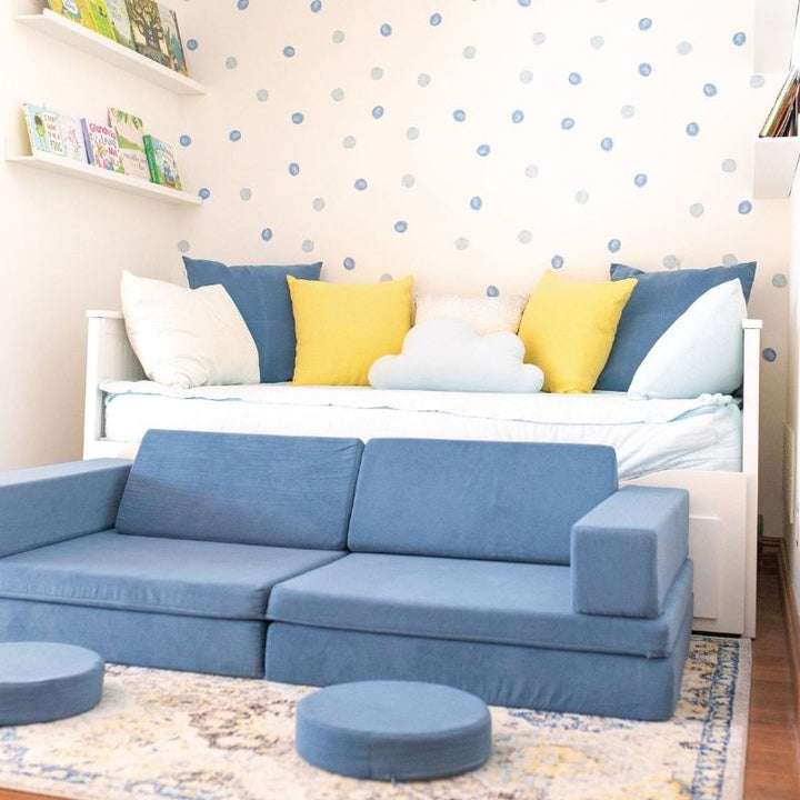 Kiddie Couch - Landscape View Pacific Blue Bedroom

