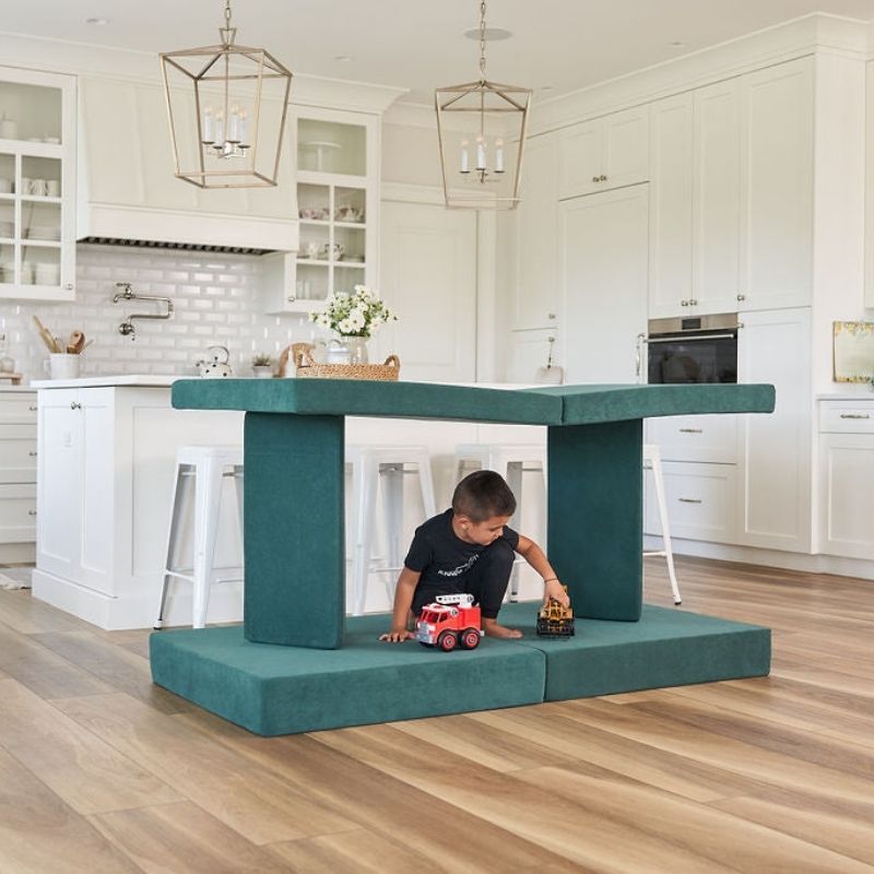 Kiddie Couch - Emerald Green Fort Build Child Active Play
