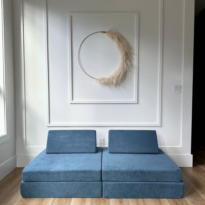 Kiddie Couch -  Front View
Pacific Blue