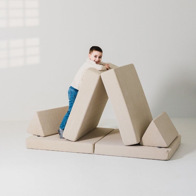 Kiddie Couch -  Sand Beige Child Active  Play

