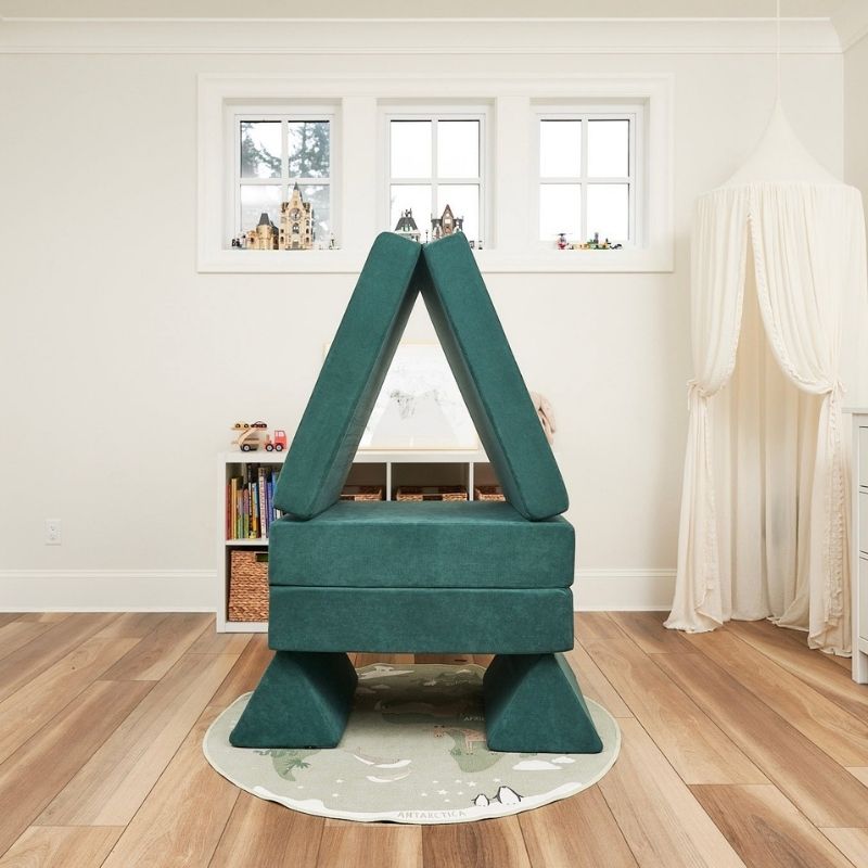 Kiddie Couch - Emerald Green Robot Build

