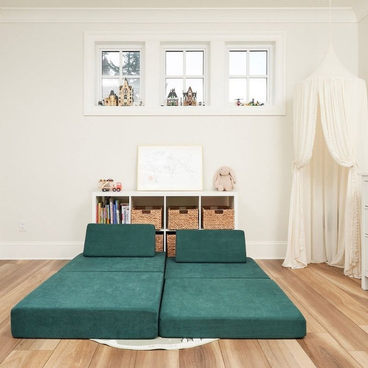 Kiddie Couch - Emerald Green Bed Build