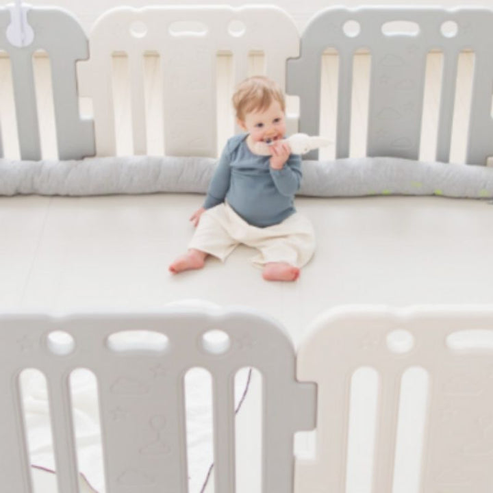 Licoco Playmat + Ggumbi Play Room Set - 140x200 - Landscape View Mat and Room Child Active Play
