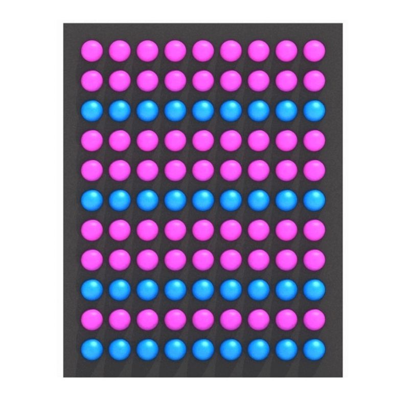 LiteZilla Spinfinity Whirly Wall - Front Pink Blue
