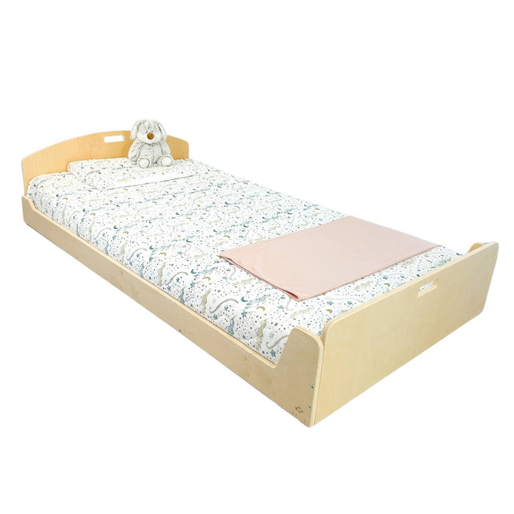 Sapiens Child - CHERRY - Montessori Floor Bed - Landscape View