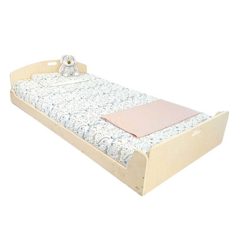 Sapiens Child - CHERRY - Montessori Floor Bed - Landscape View