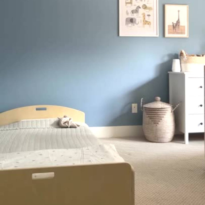 Sapiens Child - CHERRY - Montessori Floor Bed - Indoor View