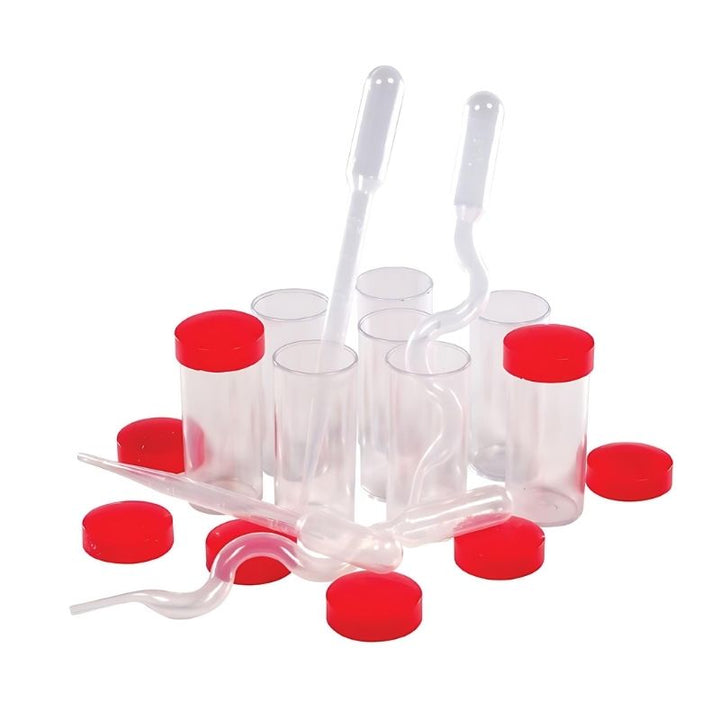 ROYLCO LED Color-Changing Light Cube Sensory Exploration Kit - Tube Red Cover
