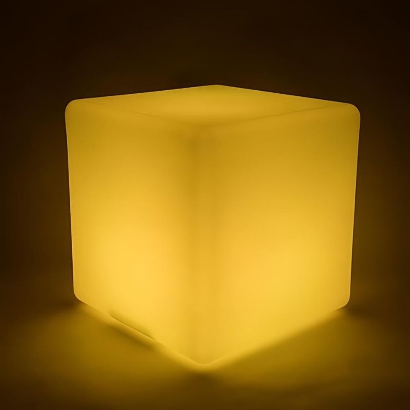 ROYLCO LED Colour Changing Light Cube - Yellow Light

