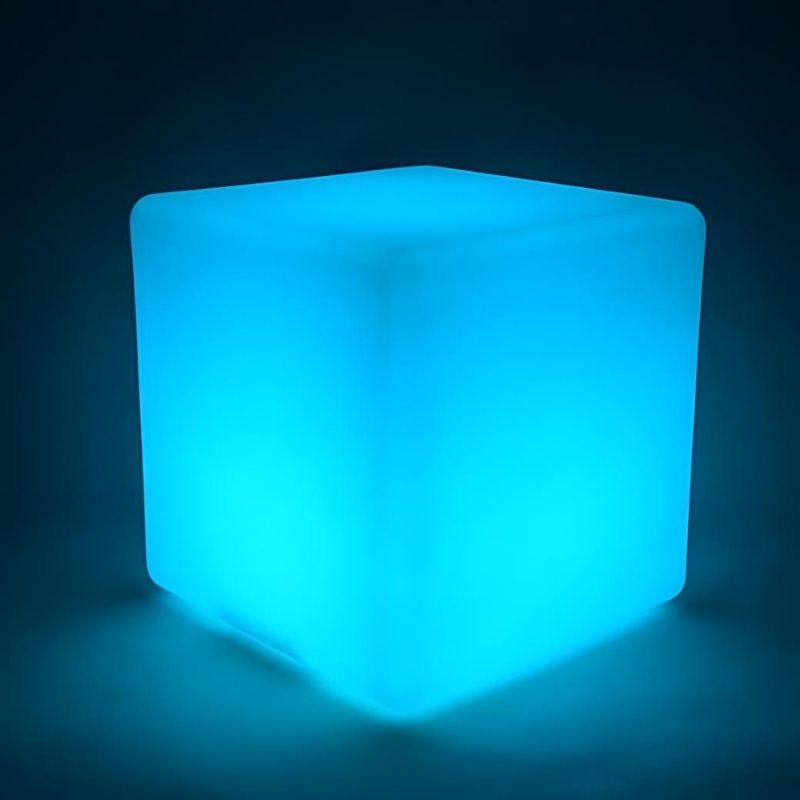 ROYLCO LED Colour Changing Light Cube - Cyan Light
