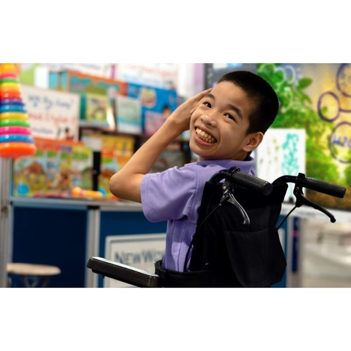SMART Board RX Series Interactive Display w/ iQ - Close Up Child Smiling and Happy Learning