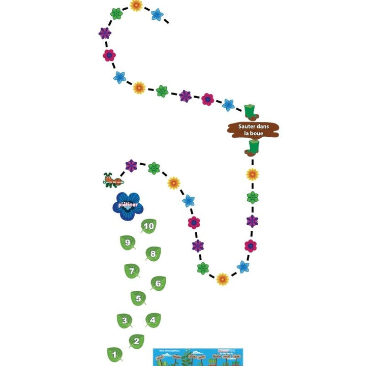 Sensory Paths Garden Hop - Full Path In French