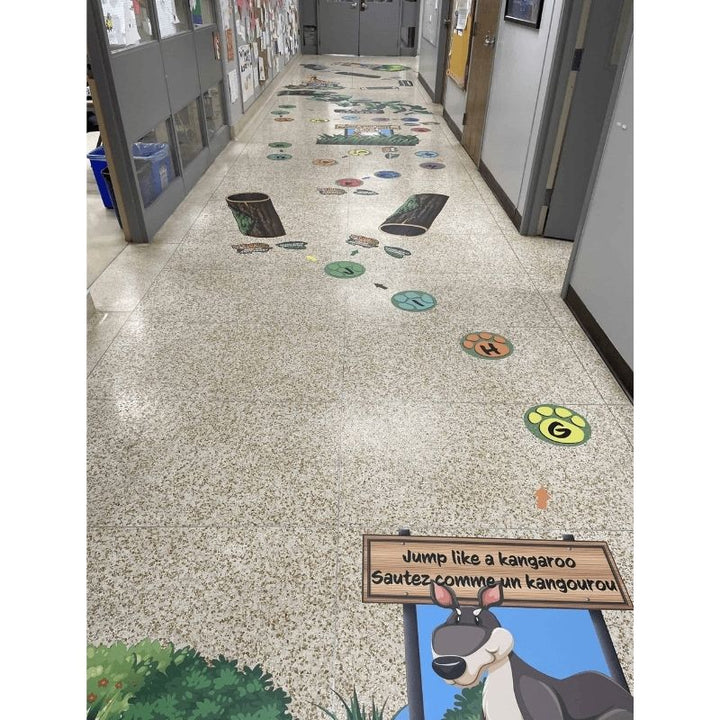 Sensory Paths Jungle Safari - Full Path Hallway Set Up
