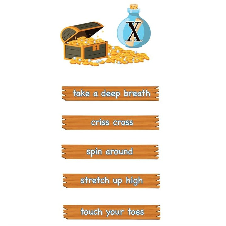 Sensory Paths Pirates - Full Path Finish Line