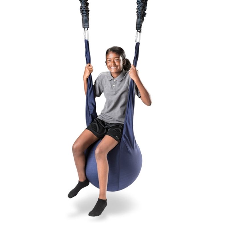 SouthpawMoonBallSwing- a girl riding the swing