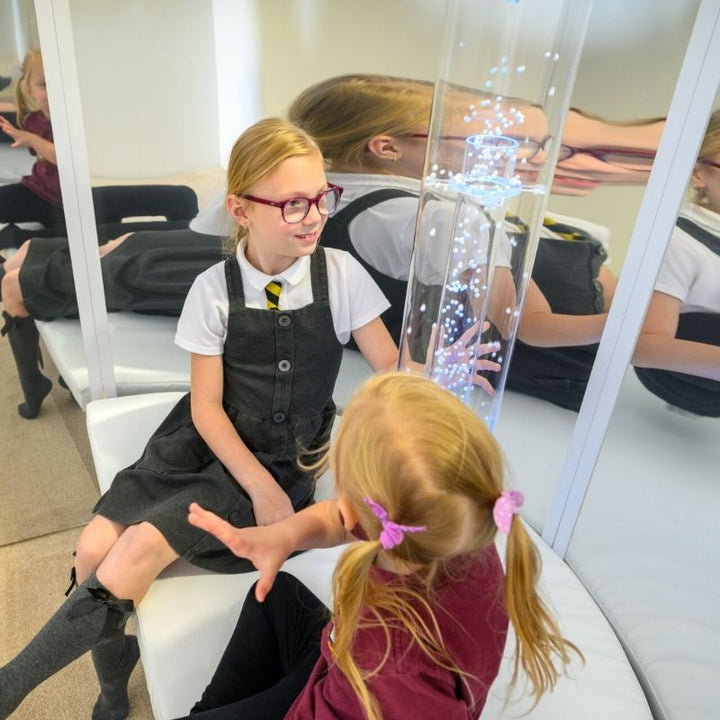 TFH Citadwell Sensory Room Pod - Two kids active play landscape view