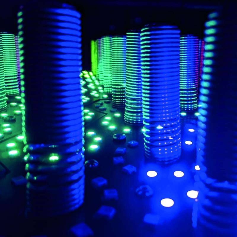 TFH Electro Wobble Garden Activity Panel - Close Up