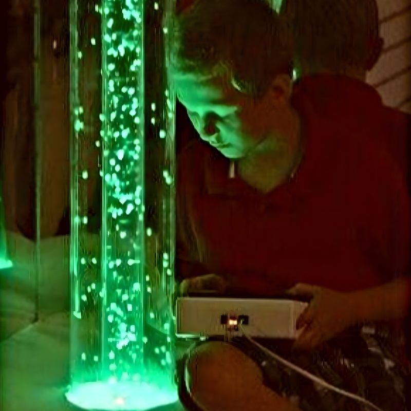 TFH Interactive Hurricane Tube - 6" Diameter - Waterless - Child active play