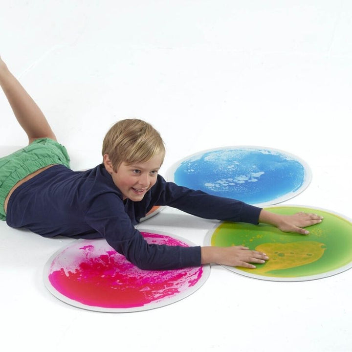 TFH Large Circle Liquid Floor Tiles - 4 Set - Secon child active play