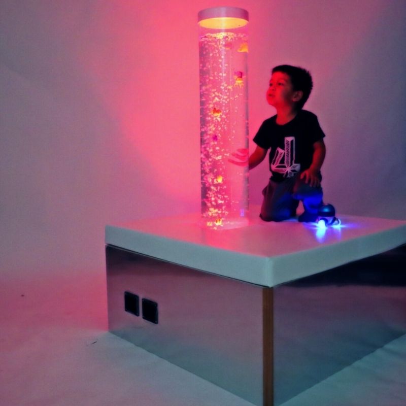 TFH Square Podium Base - Landscape view child actve play