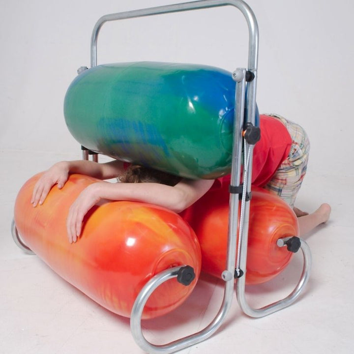 TFH Squeeze Machine - Kid squeezing in