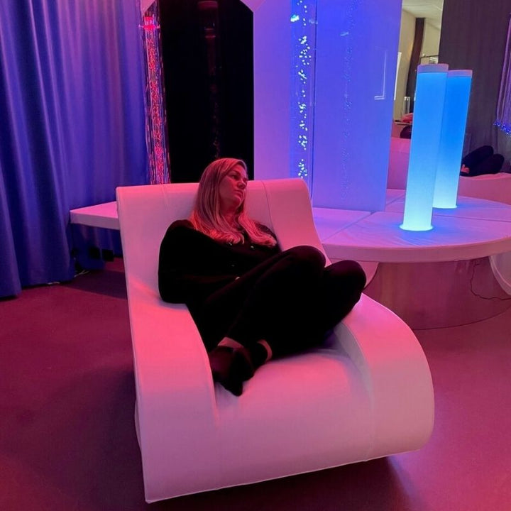 TFH Vibroacoustic Therapy Rocker - Landscaspe view adult play 