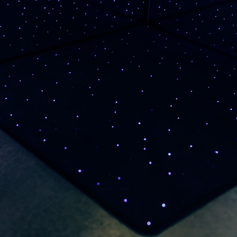 TFH fiber Optic Carpet - w/ Light Source - Landscape view dark room