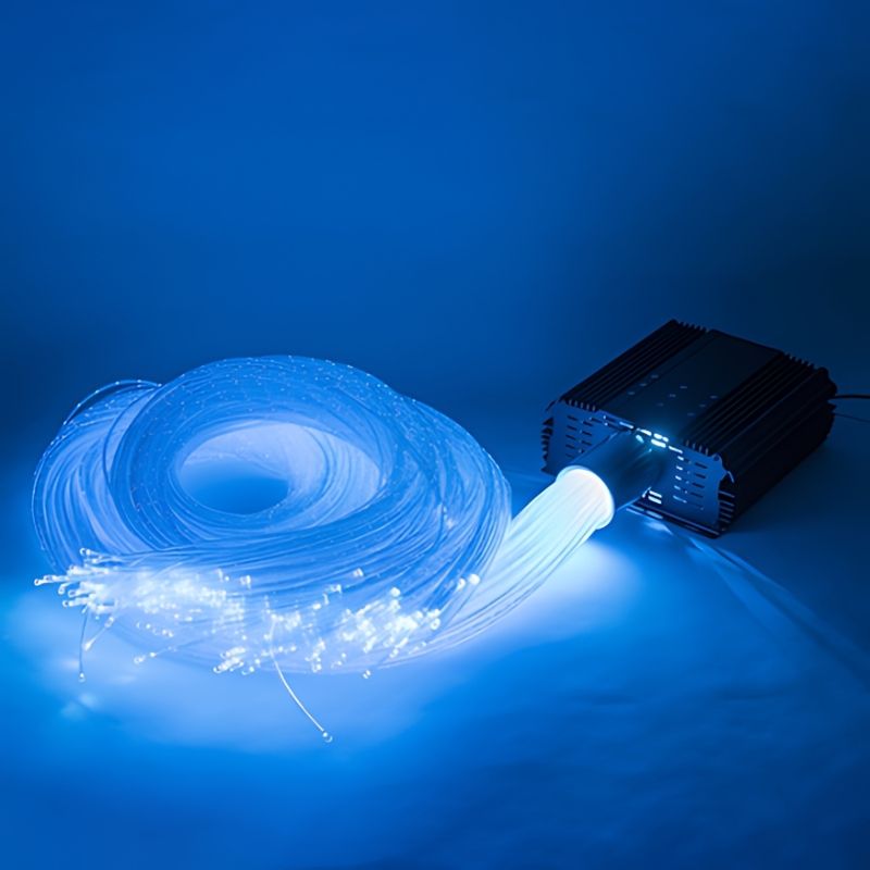 TTS Fibre Optic Light Source - Landscape View Bluish Fiber Optic
